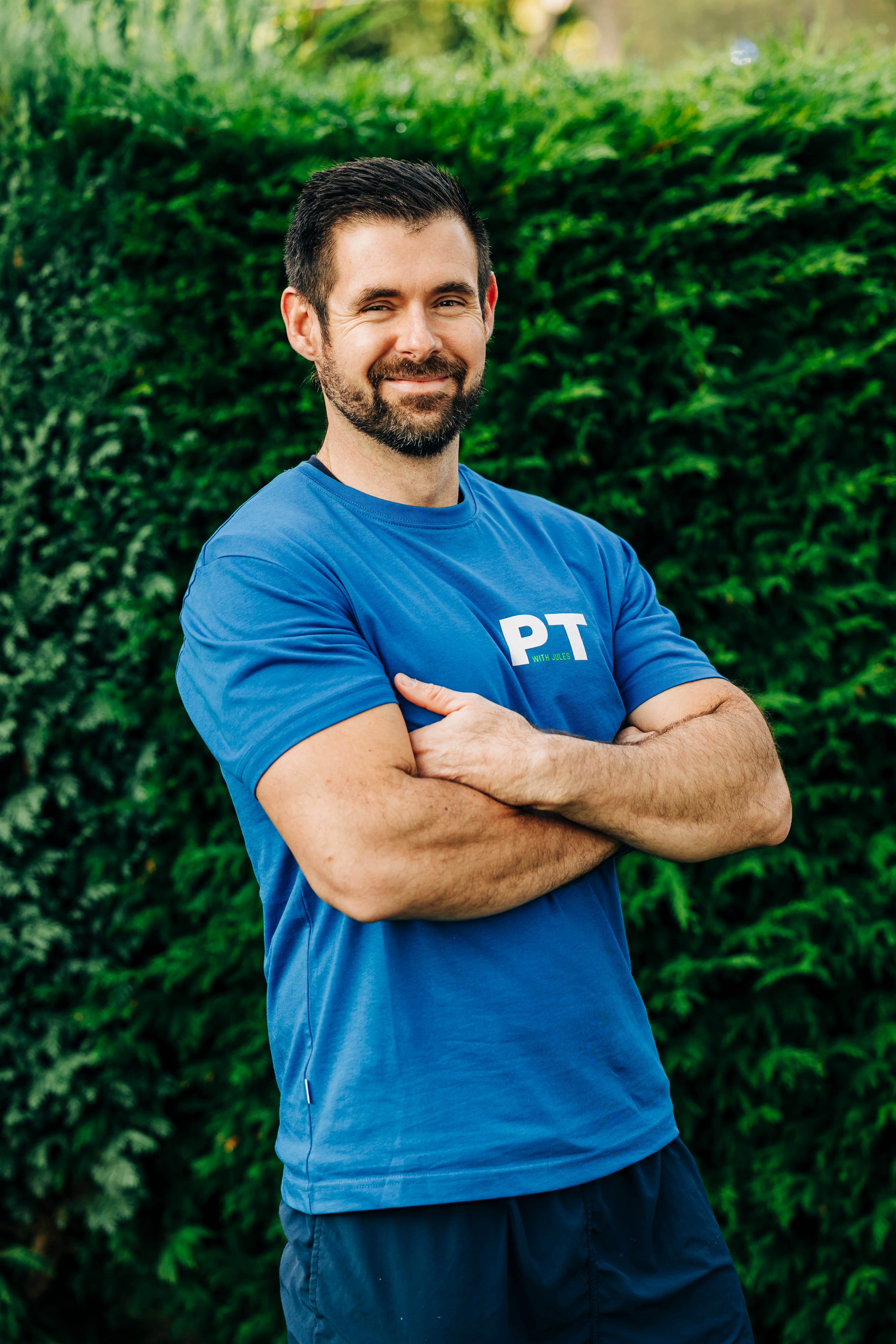 Coach Jules, founder of Hybrid Fit Life and coach behind Daily Free Workout